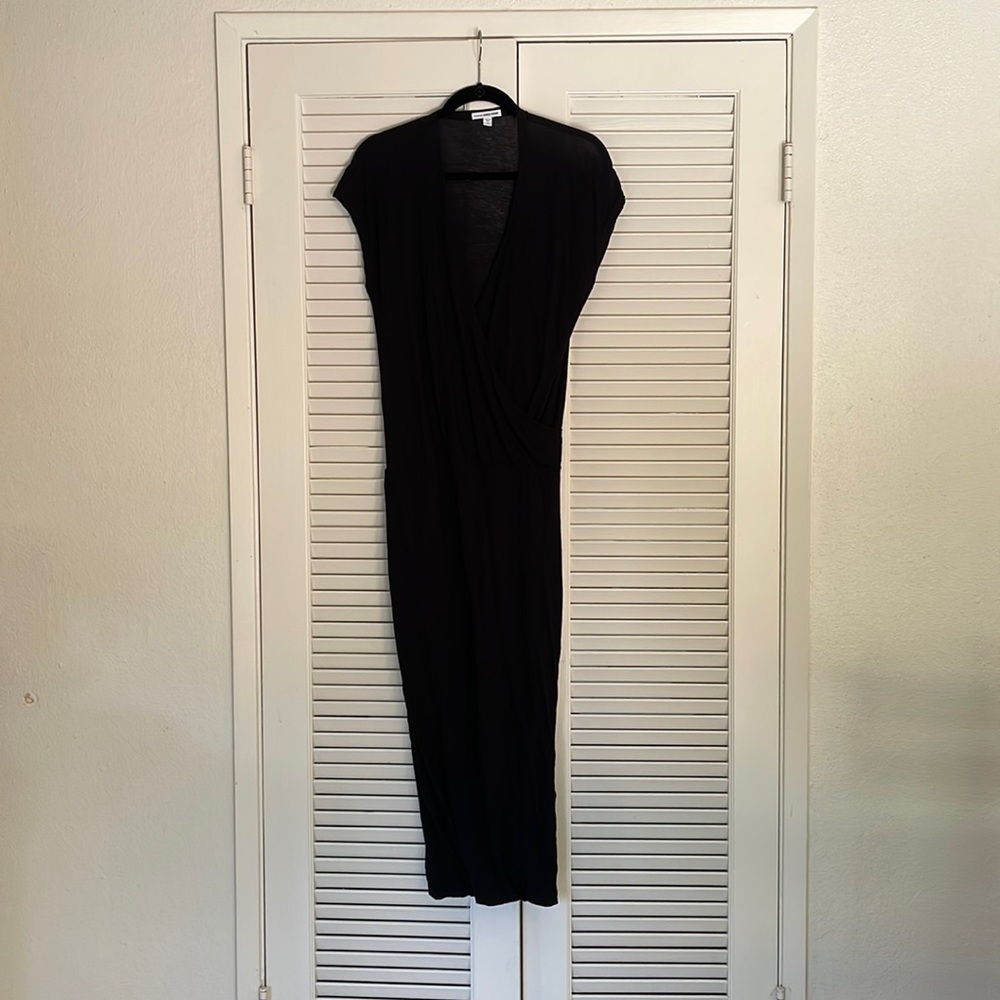 James Peres Black ankle length dress